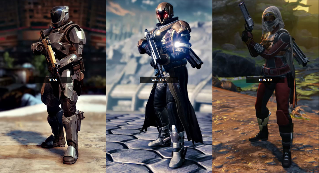 Destiny oyunu karakterleri